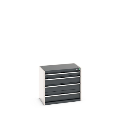 cubio drawer cabinet with 4 drawers WxDxH: 800x525x700mm