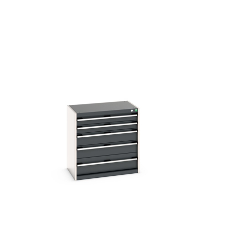 cubio drawer cabinet with 5 drawers WxDxH: 800x525x800mm