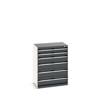 cubio drawer cabinet with 6 drawers WxDxH: 800x525x1000mm