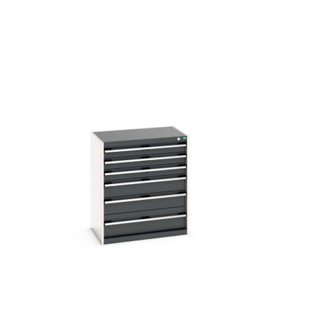 cubio drawer cabinet with 6 drawers WxDxH: 800x525x900mm