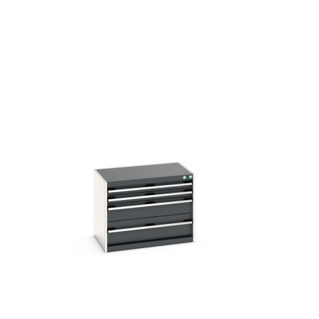 cubio drawer cabinet with 4 drawers WxDxH: 800x525x600mm