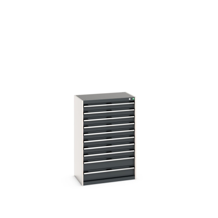 cubio drawer cabinet with 10 drawers WxDxH: 800x525x1200mm