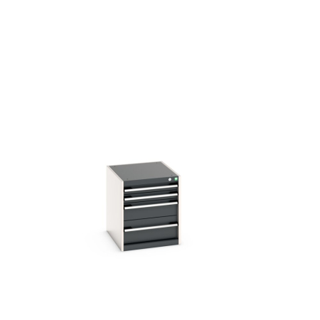 cubio drawer cabinet with 4 drawers WxDxH: 525x650x600mm