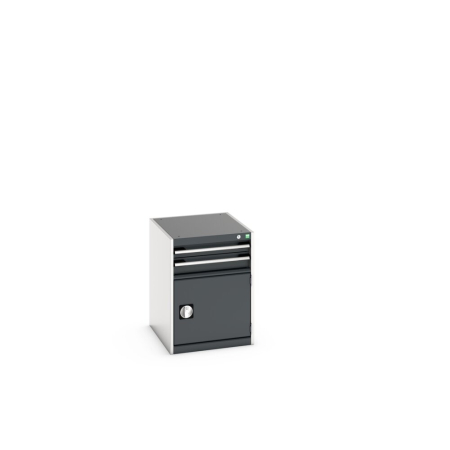 cubio drawer-door cabinet with 2 drawers / door WxDxH: 525x650x700mm