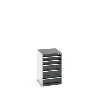 cubio drawer cabinet with 5 drawers WxDxH: 525x650x800mm