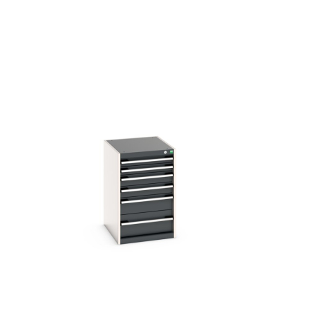 cubio drawer cabinet with 6 drawers WxDxH: 525x650x800mm