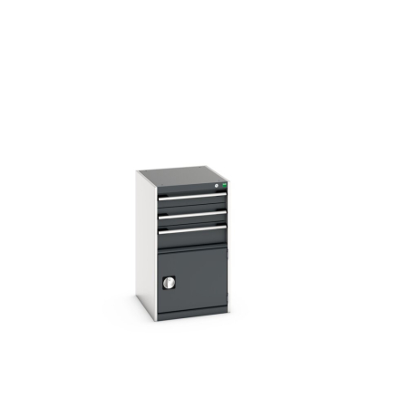 cubio drawer-door cabinet with 3 drawers / door WxDxH: 525x650x900mm