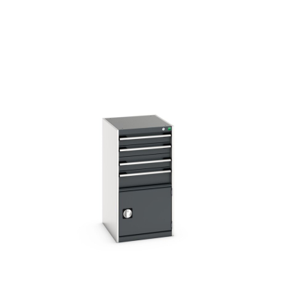 cubio drawer-door cabinet with 4 drawers / door WxDxH: 525x650x1000mm