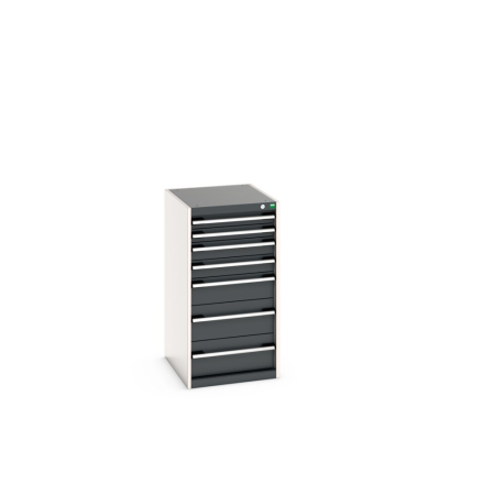cubio drawer cabinet with 7 drawers WxDxH: 525x650x1000mm