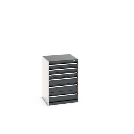 cubio drawer cabinet with 6 drawers WxDxH: 650x650x900mm