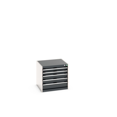 cubio drawer cabinet with 5 drawers WxDxH: 650x650x600mm