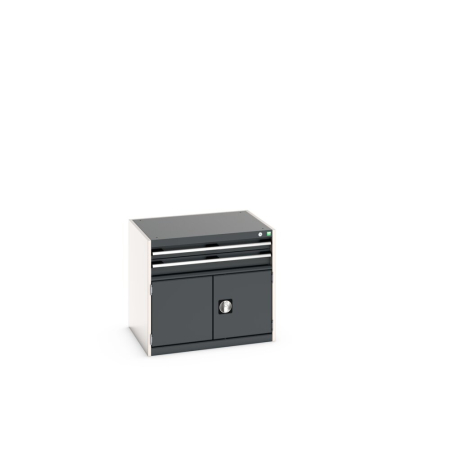 cubio drawer-door cabinet with 2 drawers / door WxDxH: 800x650x700mm