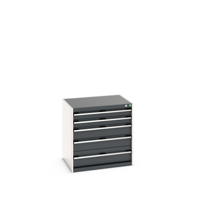 cubio drawer cabinet with 5 drawers WxDxH: 800x650x800mm