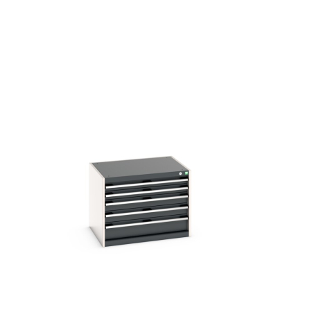 cubio drawer cabinet with 5 drawers WxDxH: 800x650x600mm