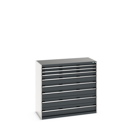 cubio drawer cabinet with 8 drawers WxDxH: 1300x650x1200mm