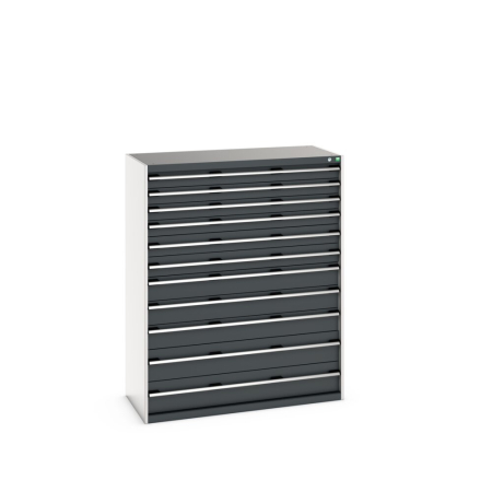 cubio drawer cabinet with 11 drawers WxDxH: 1300x650x1600mm