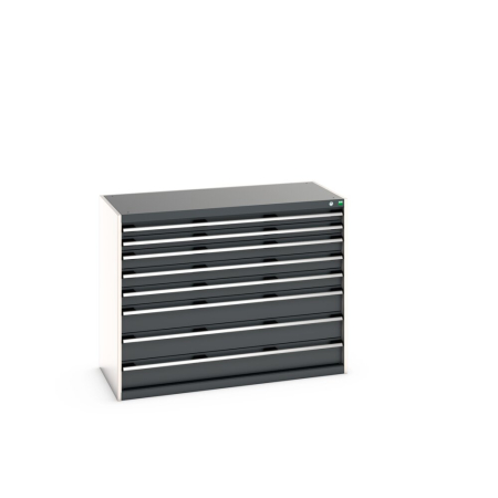 cubio drawer cabinet with 8 drawers WxDxH: 1300x650x1000mm