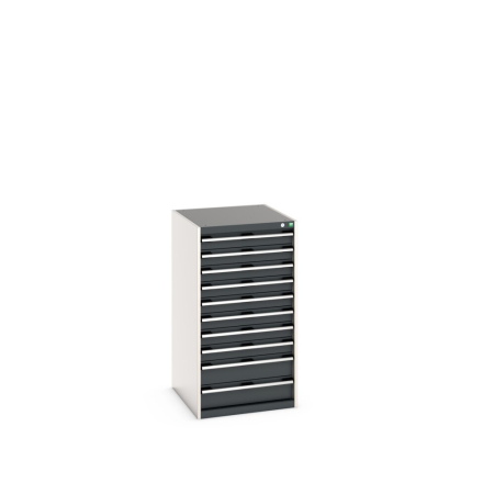cubio drawer cabinet with 10 drawers WxDxH: 650x750x1200mm