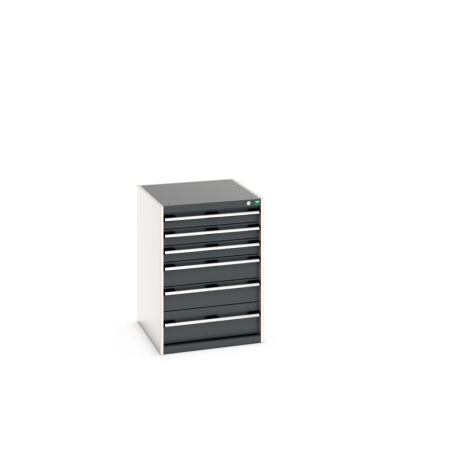 cubio drawer cabinet with 6 drawers WxDxH: 650x750x900mm