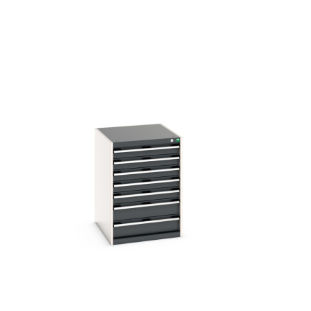 cubio drawer cabinet with 7 drawers WxDxH: 650x750x900mm