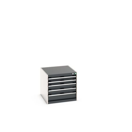 cubio drawer cabinet with 5 drawers WxDxH: 650x750x600mm