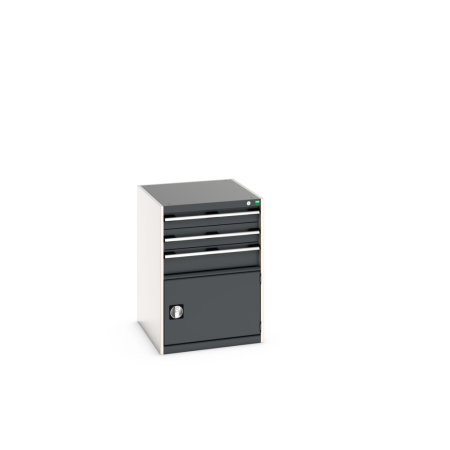 cubio drawer-door cabinet with 3 drawers / door WxDxH: 650x750x900mm