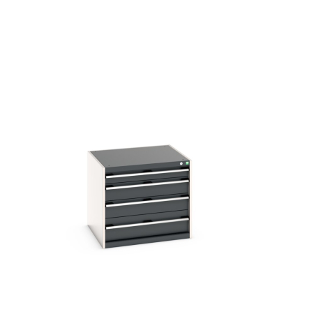 cubio drawer cabinet with 4 drawers WxDxH: 800x750x700mm