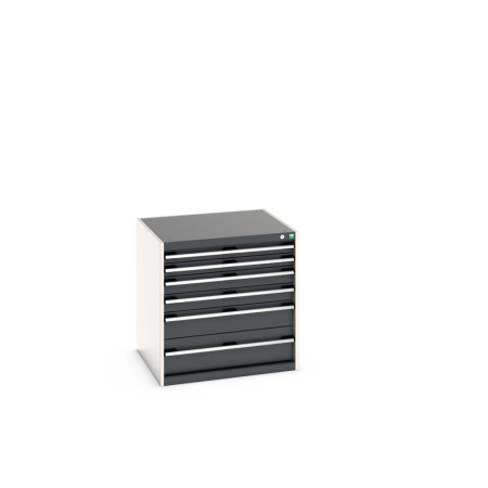 cubio drawer cabinet with 6 drawers WxDxH: 800x750x800mm
