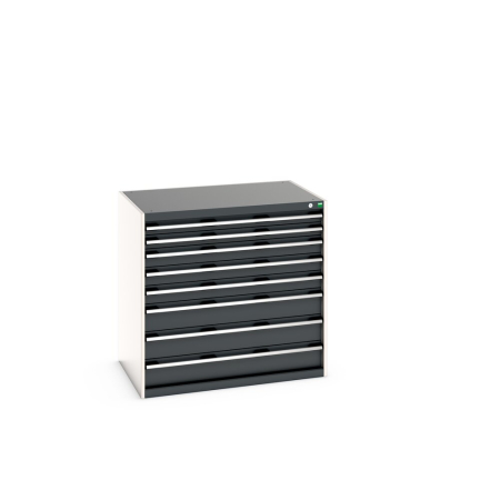 cubio drawer cabinet with 8 drawers (200kg) WxDxH: 1050x750x1000mm