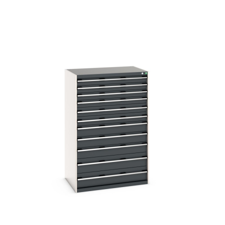cubio drawer cabinet with 11 drawers WxDxH: 1050x750x1600mm