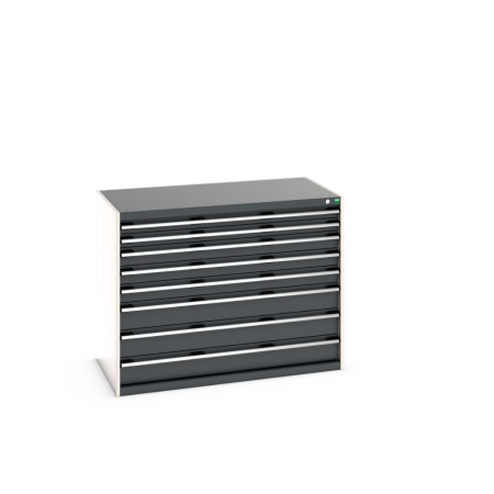 cubio drawer cabinet with 8 drawers WxDxH: 1300x750x1000mm