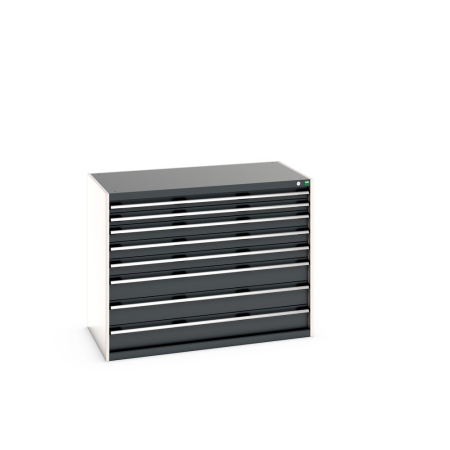 cubio drawer cabinet with 8 drawers (200kg) WxDxH: 1300x750x1000mm