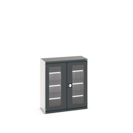 cubio cupboard (window door) with 3x shelves WxDxH: 1050x525x1200mm