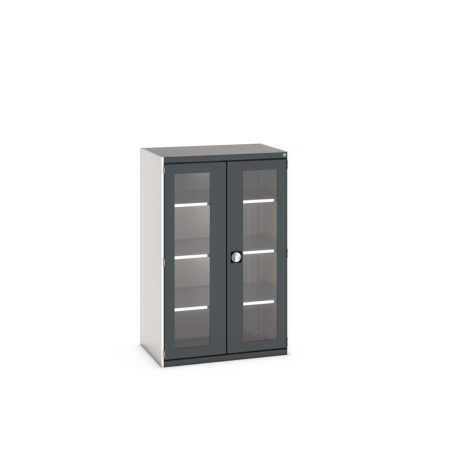 cubio cupboard (window door) with 3x shelves WxDxH: 1050x650x1600mm