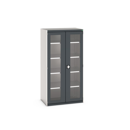 cubio cupboard (window door) with 4x shelves WxDxH: 1050x650x2000mm