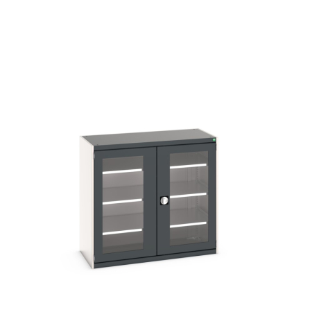 cubio cupboard (window door) with 3x shelves WxDxH: 1300x650x1200mm