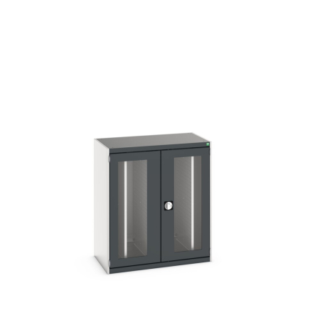 cubio cupboard (window door) with 4x vertical sliding perfo panels WxDxH: 1050x650x1200mm
