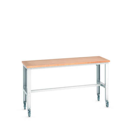 cubio mobile framework bench (multiplex) adjustable height WxDxH: 2000x750x840-1140mm
