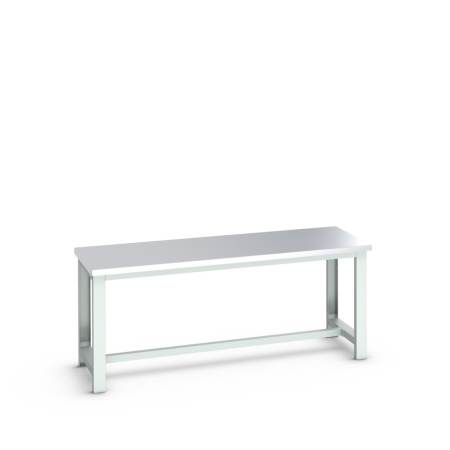 cubio framework bench (stainless steel) WxDxH: 2000x750x840mm