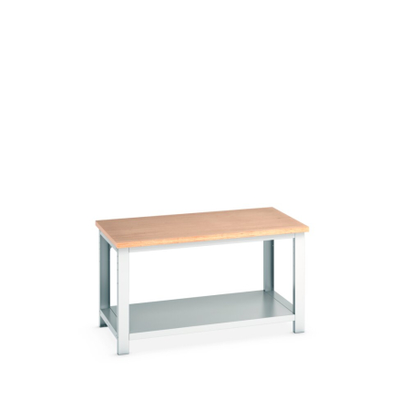 cubio framework bench (multiplex) with full depth shelf WxDxH: 1500x900x840mm