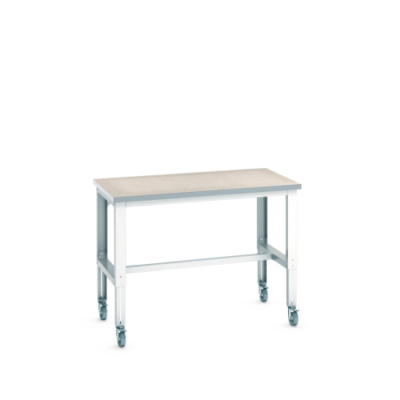 cubio mobile framework bench (lino) WxDxH: 1500x900x840-1140mm
