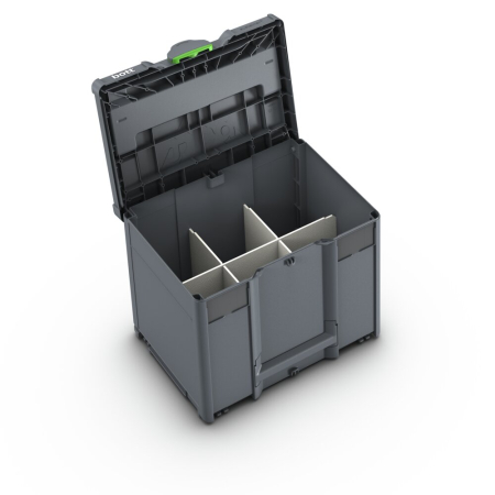 bott Systainer³ M 237 with divider kit - WxDxH: 396x296x337mm - plastic / RAL 7016