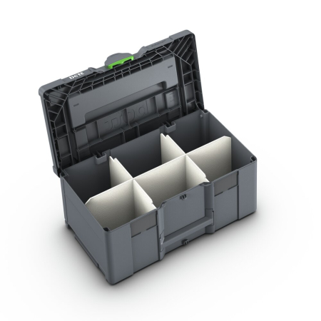 bott Systainer³ L 237 with divider kit - WxDxH: 508x296x237 - plastic / RAL 7016