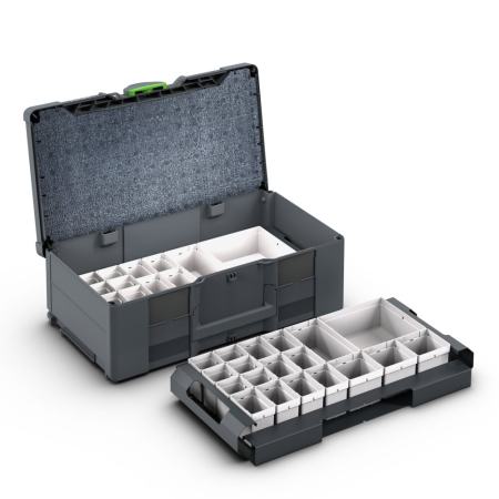 bott Systainer³ L 187 with 38 boxes - WxDxH: 508x296x187mm - plastic / RAL 7016