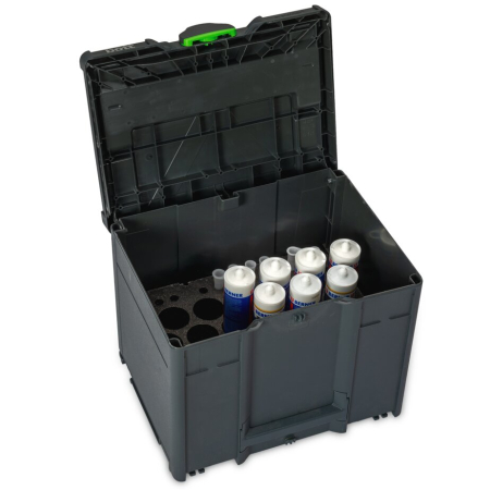 bott Systainer³ M 237 with cartridge insert for 22 cartridges - WxDxH: 396x296x337mm - plastic / RAL 7016