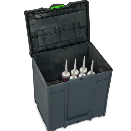 bott Systainer³ M 437 with cartridge insert for 22 cartridges - WxDxH: 396x296x437mm - plastic / RAL 7016