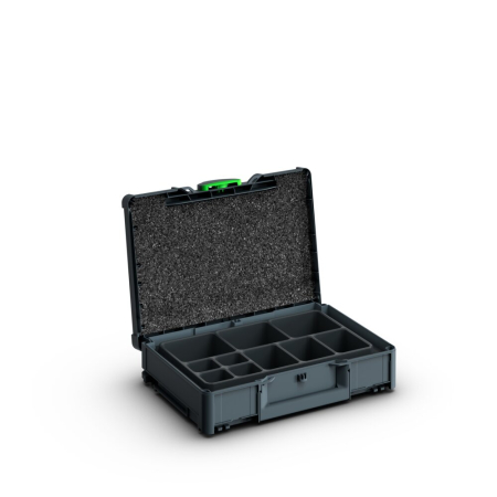 bott Systainer³ M 112 with universal 10 bin insert - WxDxH: 396x296x112mm - plastic / RAL 7016