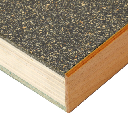 cubio worktop (phenol) WxDxH: 750x750x40mm - anthracite