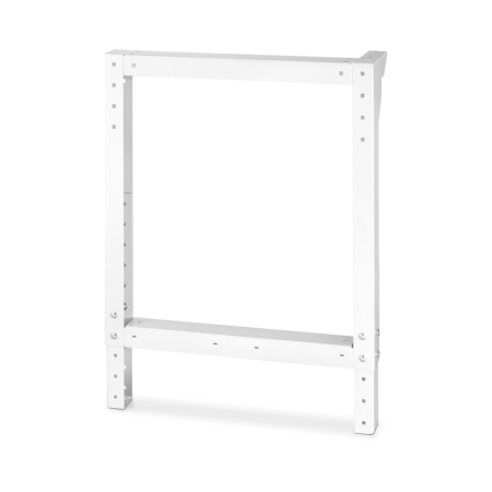 cubio adjustable height bench endframe with corner bracket WxDxH: 80x650x700-1100mm