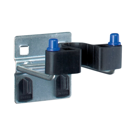 perfo flexible tool clamp 25-40mm with wide backplate, ø 25-40mm - WxDxH: 85x92x69mm - zinc plated / black